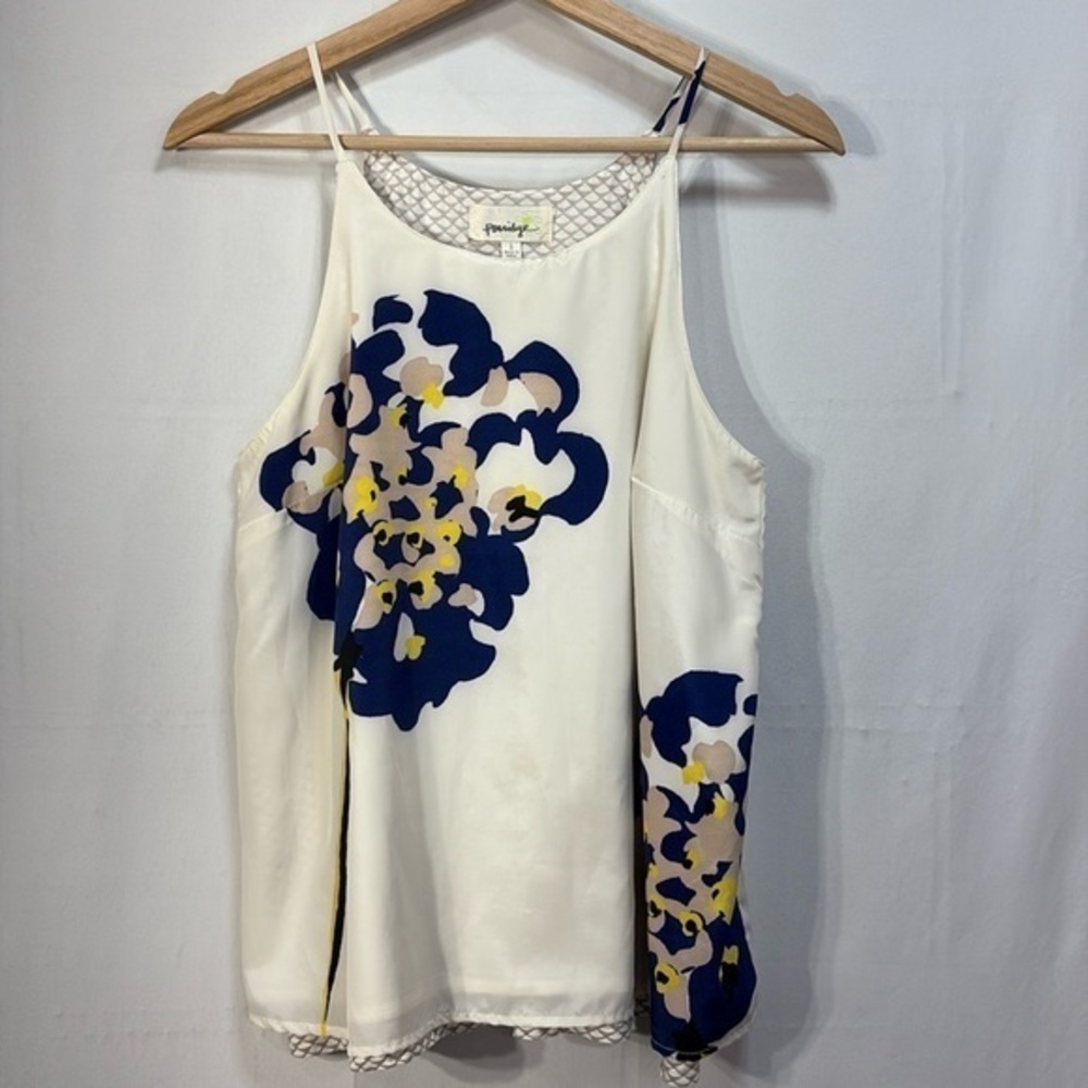🍩 Porridge multi color large floral layers chemise